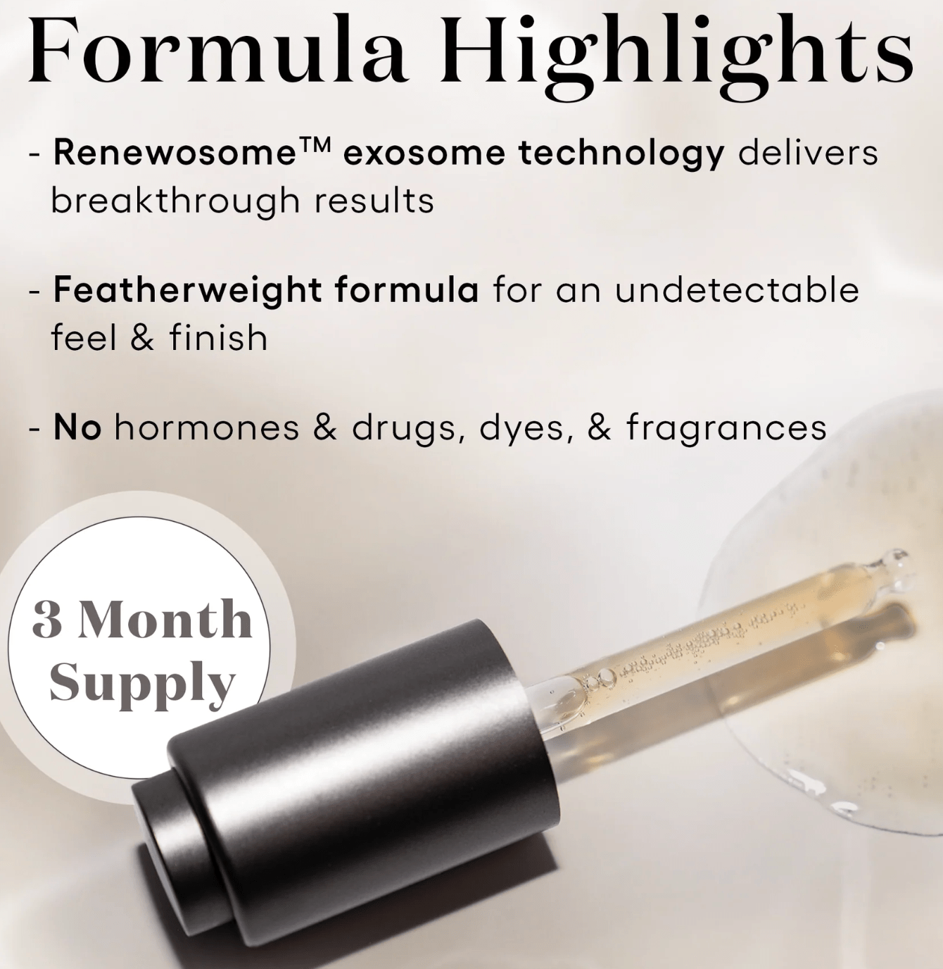 Plated Skin Science Hair Serum