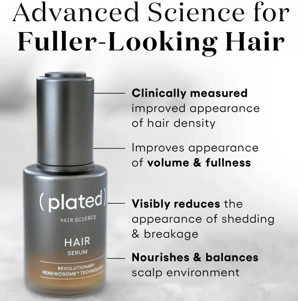 Plated Skin Science Hair Serum